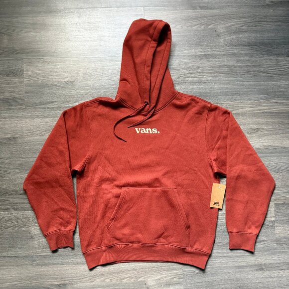 *NEW Vans Men's Lowered Loose Hoodie - Burnt Red - Picture 2 of 8